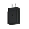 Black Samsung Original Wall Charger for Super Fast Charging 25W Type-C - US/JP Plug